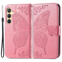  Samsung Galaxy S24 Plus Fodral Big Butterfly Rosa - Teknikhallen.se