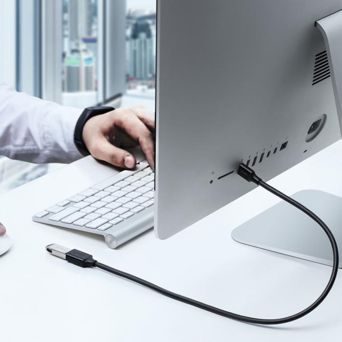 Bild 5, UGREEN UGREEN 50cm USB 3.0 Hane Till Hona Förlängningskabel Svart - Teknikhallen.se