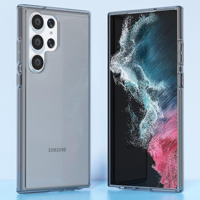 Bild 6,  Samsung Galaxy S23 Ultra Skal Shockproof Hybrid Grå - Teknikhallen.se