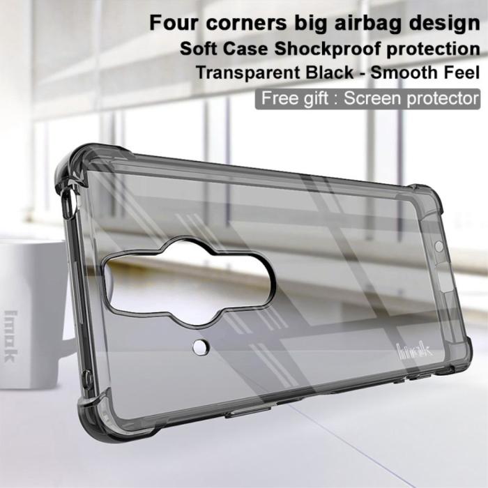 Bild 2, IMAK IMAK Sony Xperia Pro-I Skal Shockproof TPU + Skärmskydd Tonad Svart - Teknikhallen.se