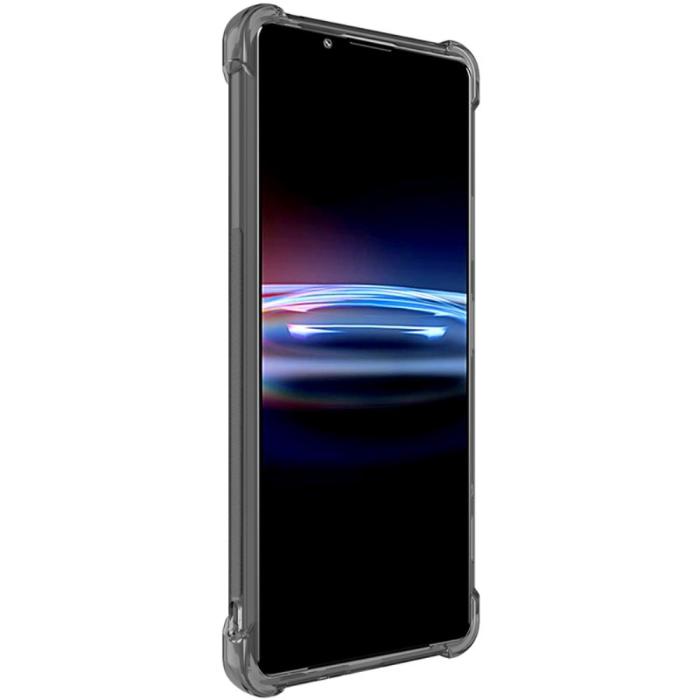 Bild 3, IMAK IMAK Sony Xperia Pro-I Skal Shockproof TPU + Skärmskydd Tonad Svart - Teknikhallen.se