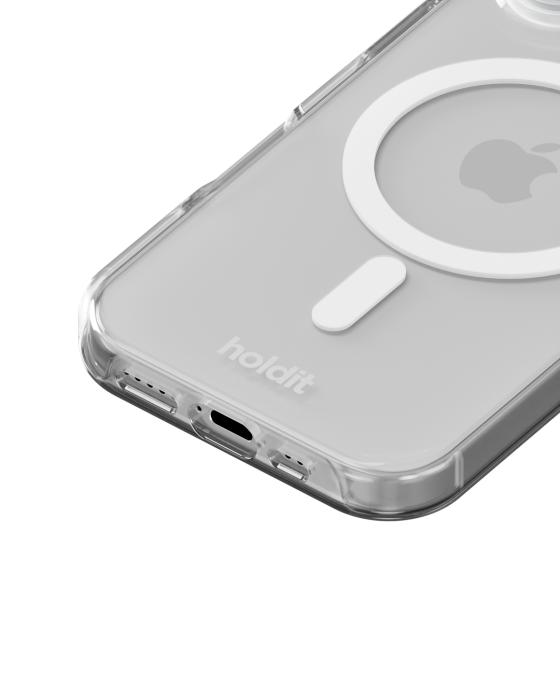 Bild 3, holdit holdit iPhone 17 MagSafe Mobilskal White/Transparent - Teknikhallen.se
