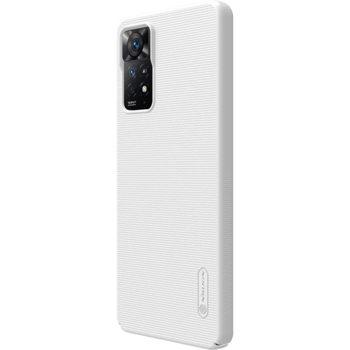 Bild 3, NILLKIN NILLKIN Xiaomi Redmi Note 11 Pro 5G Skal Frosted Shield Vit - Teknikhallen.se