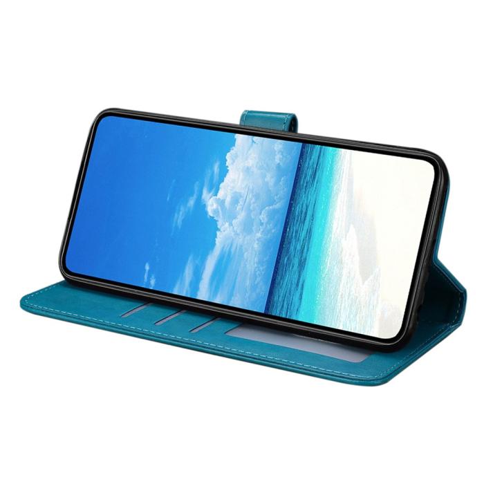 Bild 2,  Motorola Moto G56 5G Fodral Fjäril Tryck Blå - Teknikhallen.se