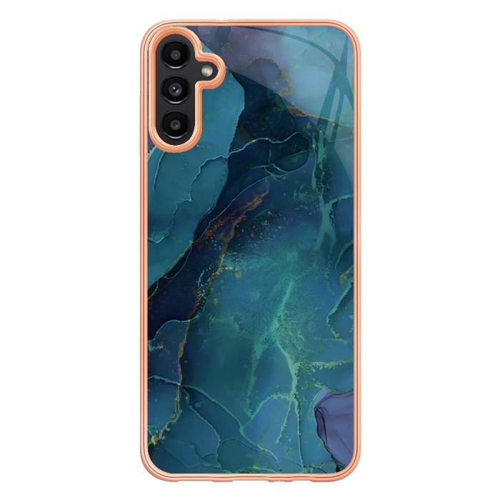 Bild 2,  Samsung Galaxy A54 5G Skal Marmor TPU Grön - Teknikhallen.se