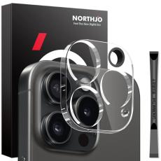NORTHJO NORTHJO iPhone 16 Pro Max/16 Pro Linsskydd H&auml;rdat Glas - Teknikhallen.se