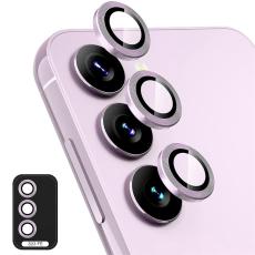 ENKAY ENKAY Galaxy S23 FE Linsskydd Aluminium H&auml;rdat Glas Lila - Teknikhallen.se