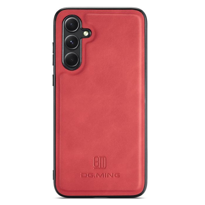 Bild 3, DG.MING DG.MING Samsung Galaxy A14 5G/4G Skal Läderbelagt Röd - Teknikhallen.se