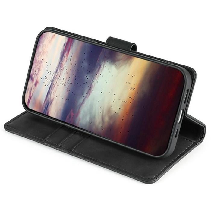 Bild 3,  Honor X5c Plus Fodral Krokodil Textur Läder Svart - Teknikhallen.se