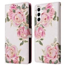  Samsung Galaxy S26 Fodral RFID Rosa Blommor - Teknikhallen.se