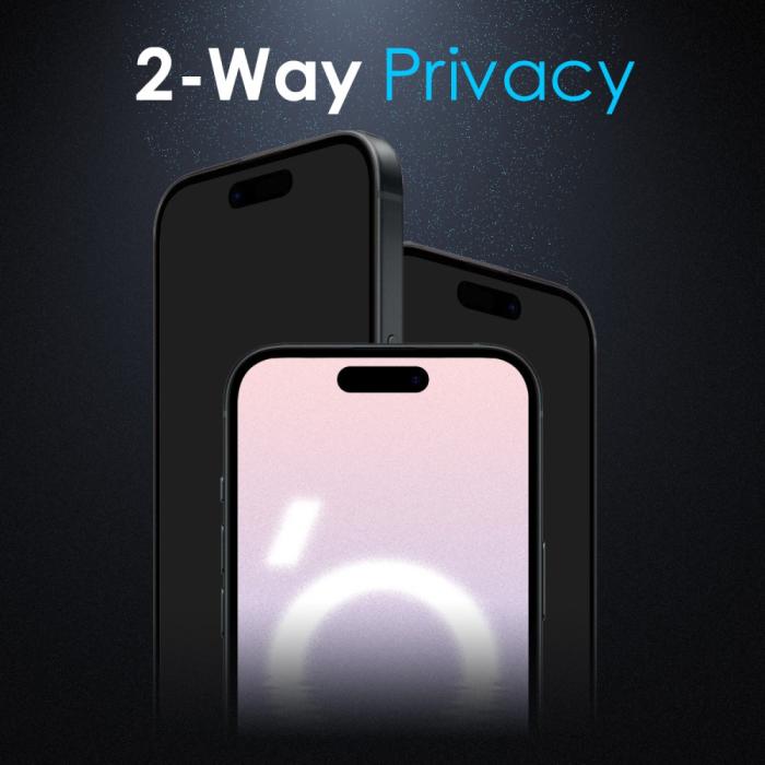Bild 3, NORTHJO NORTHJO iPhone 16 Skärmskydd Härdat Glas Privacy - Teknikhallen.se