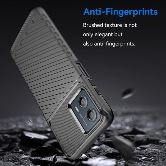Bild 2,  Motorola Moto G13 / G23 / G53 5G Skal Twill Textur Svart - Teknikhallen.se