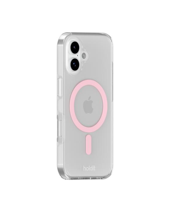 Bild 2, holdit holdit iPhone 17 MagSafe Mobilskal Pink/Transparent - Teknikhallen.se