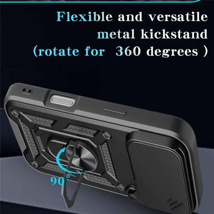 Bild 5,  iPhone 17 Pro Skal CamShield Ring Hybrid Svart - Teknikhallen.se