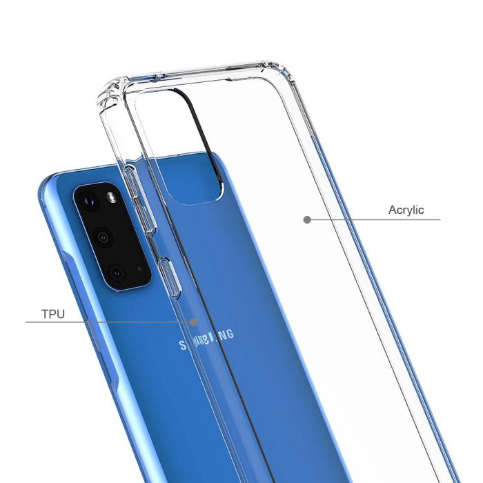 Bild 2,  Samsung Galaxy S20 - Akryl/TPU Transparent Skal - Teknikhallen.se