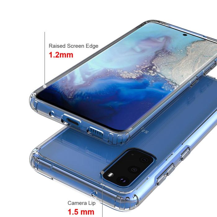 Bild 5,  Samsung Galaxy S20 - Akryl/TPU Transparent Skal - Teknikhallen.se