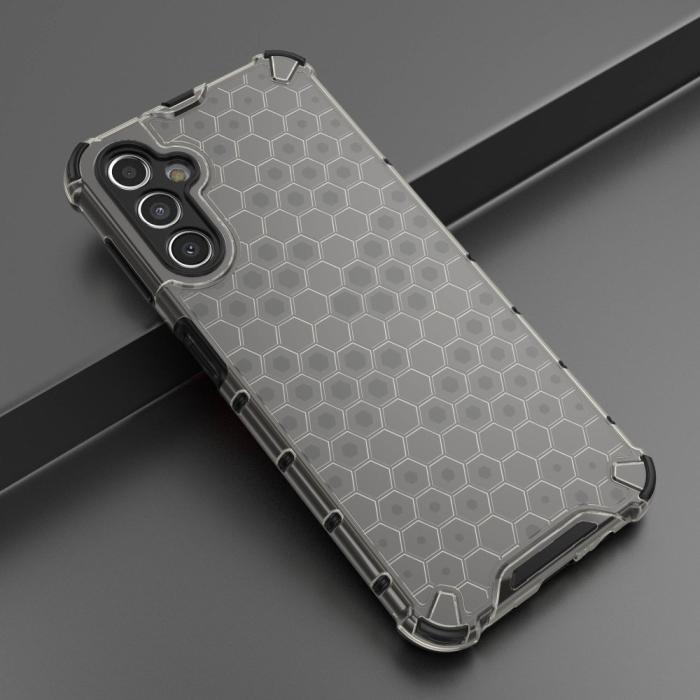 Bild 2,  Galaxy A14 4G/5G Skal Shockproof Honeycomb Textur Svart - Teknikhallen.se