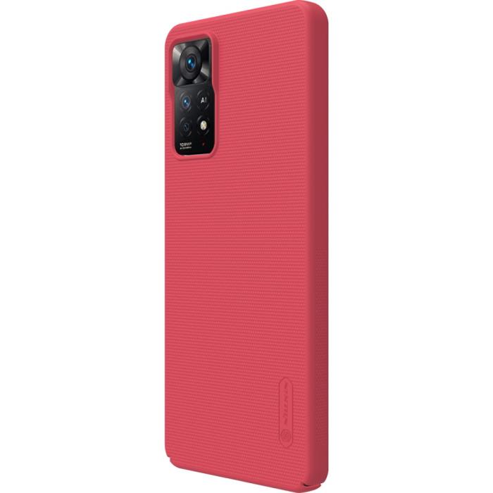 Bild 3, NILLKIN NILLKIN Xiaomi Redmi Note 11 Pro 5G Skal Frosted Shield Röd - Teknikhallen.se