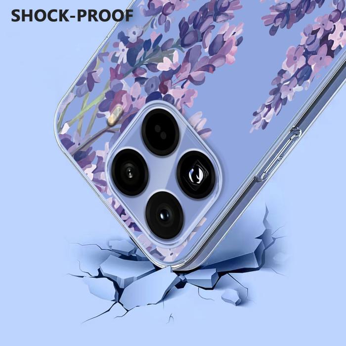 Bild 5,  Xiaomi 17T Skal TPU Blommor Blåregn - Teknikhallen.se