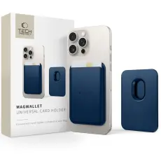 Tech-Protect Tech-Protect Magnetisk MagSafe Korth&aring;llare MagWallet Navy Blue - Teknikhallen.se