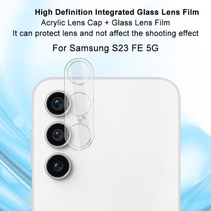 Bild 3, IMAK IMAK Galaxy S23 FE Linsskydd Härdat Glas/Akryl Transparent - Teknikhallen.se