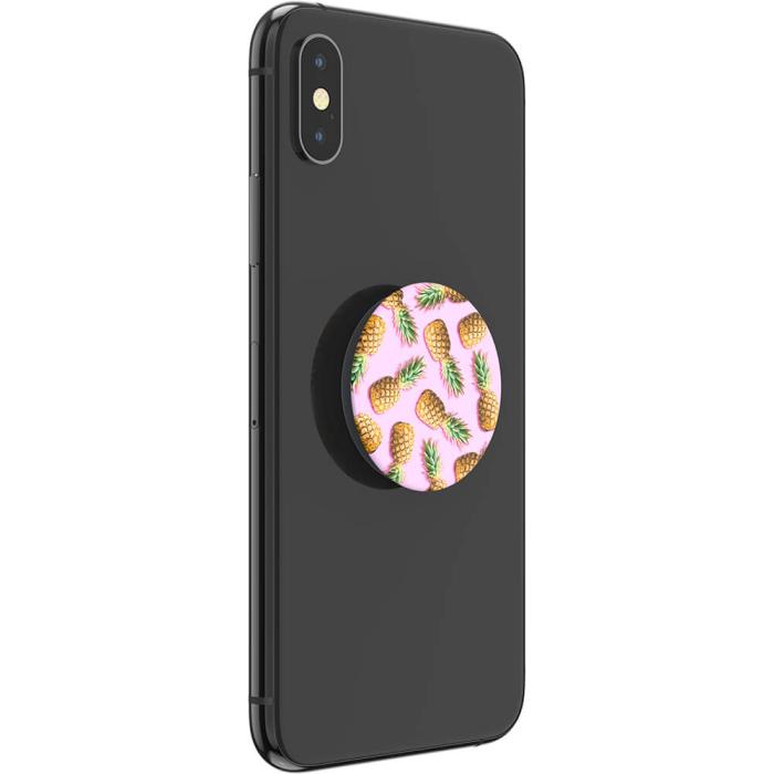 Bild 4, PopSockets PopSockets Basic Grip Med Ställfunktion Pineapple Palooza - Teknikhallen.se