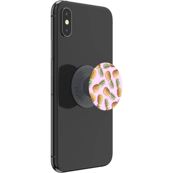 Bild 5, PopSockets PopSockets Basic Grip Med Ställfunktion Pineapple Palooza - Teknikhallen.se