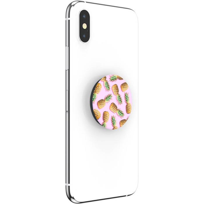 Bild 6, PopSockets PopSockets Basic Grip Med Ställfunktion Pineapple Palooza - Teknikhallen.se