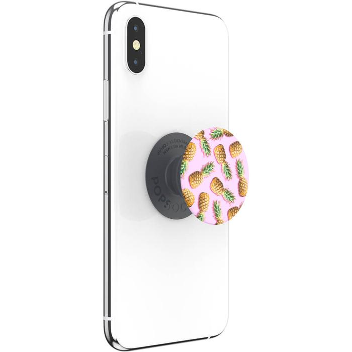 Bild 7, PopSockets PopSockets Basic Grip Med Ställfunktion Pineapple Palooza - Teknikhallen.se