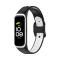  Samsung Galaxy Fit 2 SM-R220 Armband Ihåligt Silikon Svart/Vit - Teknikhallen.se