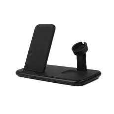 Gear GEAR 20W Tr&aring;dl&ouml;s Tripple Qi Laddare USB-C Mobil/Watch/Airpods Svart - Teknikhallen.se