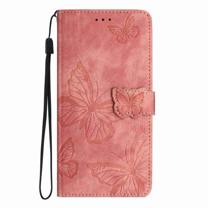 Bild 3,  Motorola Edge 70 Fodral Med Fjäril Tryck Rosa - Teknikhallen.se