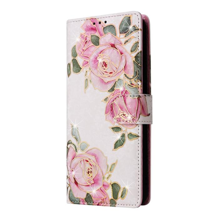 Bild 6,  Samsung Galaxy S26 Fodral RFID Rosa Blommor - Teknikhallen.se