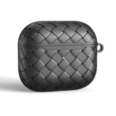  AirPods 3 Skal TPU V&auml;vd Textur Svart - Teknikhallen.se