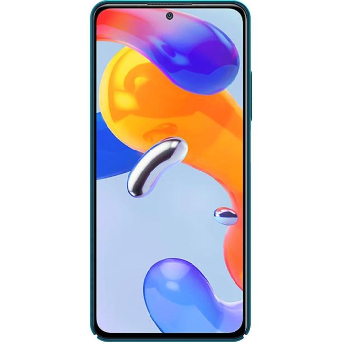 Bild 2, NILLKIN NILLKIN Xiaomi Redmi Note 11 Pro 5G Skal Frosted Shield Blå - Teknikhallen.se