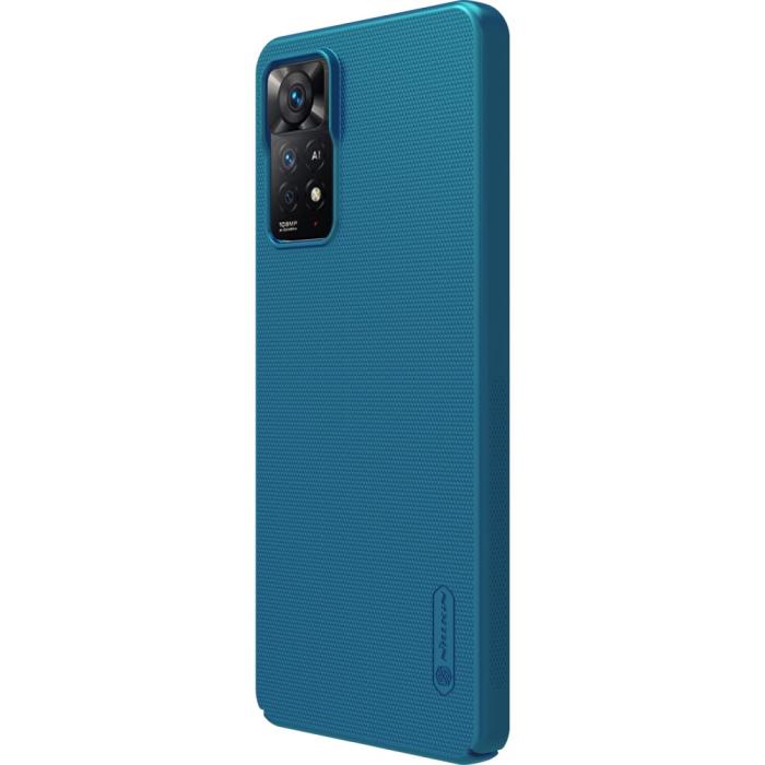 Bild 3, NILLKIN NILLKIN Xiaomi Redmi Note 11 Pro 5G Skal Frosted Shield Blå - Teknikhallen.se