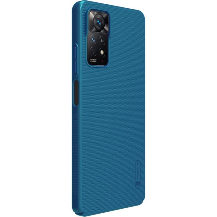 Bild 4, NILLKIN NILLKIN Xiaomi Redmi Note 11 Pro 5G Skal Frosted Shield Blå - Teknikhallen.se