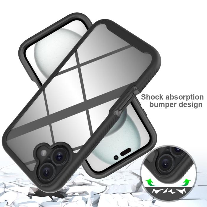 Bild 4,  iPhone 16 Plus Skal MagSafe 360 Hybrid Defense Svart - Teknikhallen.se