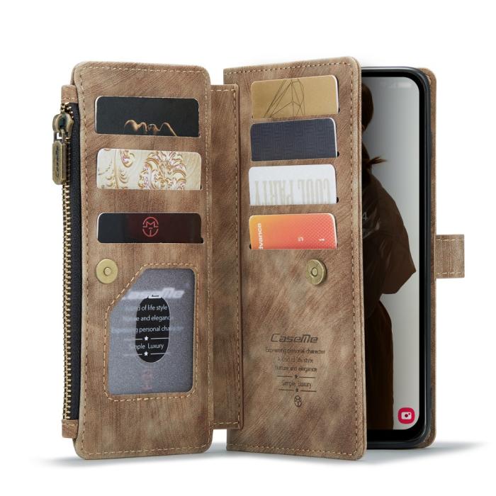Bild 4, CASEME CASEME Samsung Galaxy A16 Fodral Multifunktionell Brun - Teknikhallen.se