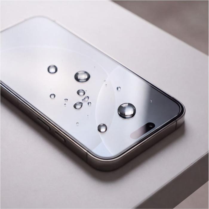Bild 3, Tech-Protect Tech-Protect iPhone 18 Pro 2-PACK Skärmskydd Quick Set Spy+ - Teknikhallen.se