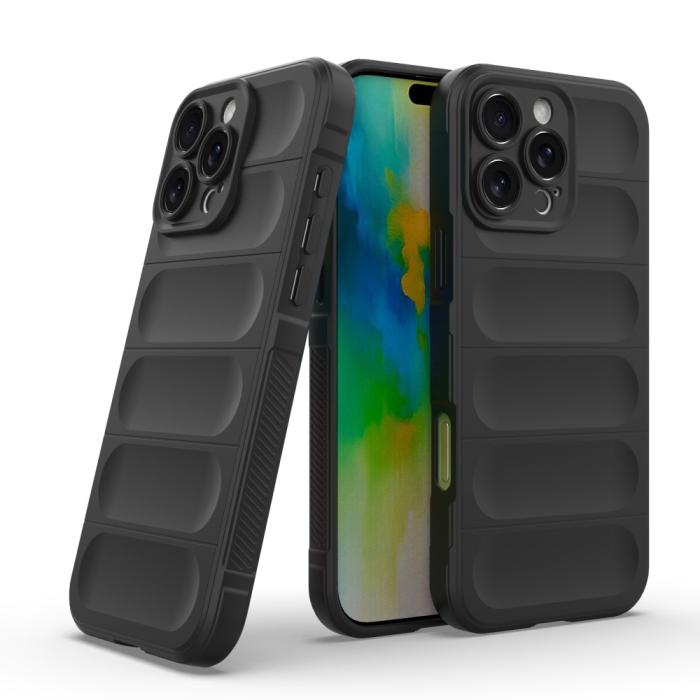 Bild 2,  iPhone 16 Pro Max Skal Magic Shield Svart - Teknikhallen.se