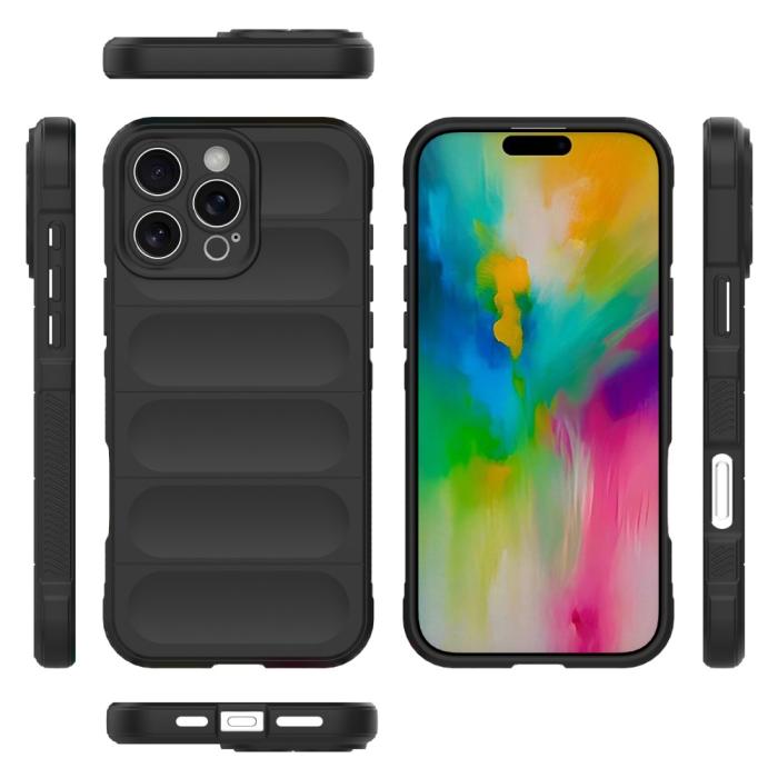 Bild 6,  iPhone 16 Pro Max Skal Magic Shield Svart - Teknikhallen.se