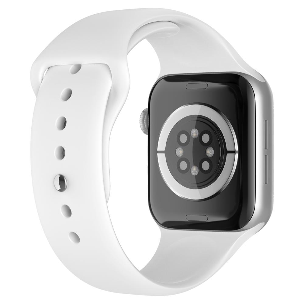 ColorPop Apple Watch 38/40/41 mm Silikon Armband (M/L) Vit - Teknikhallen.se