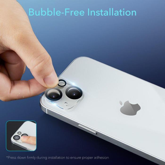 Bild 5, ESR ESR iPhone 13 / 13 Mini Linsskydd Härdat Glas - Teknikhallen.se