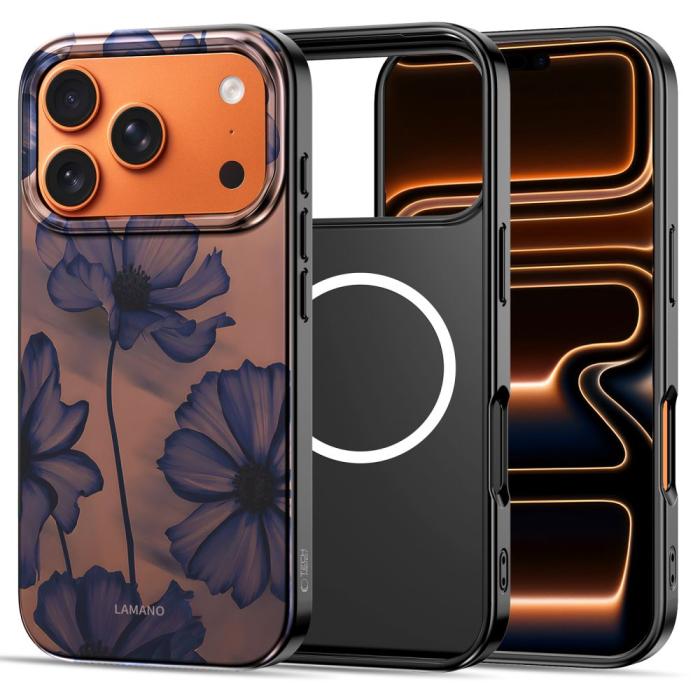 Bild 2, Tech-Protect Tech-Protect iPhone 17 Pro Max Skal MagSafe Lamano Velvet Night - Teknikhallen.se