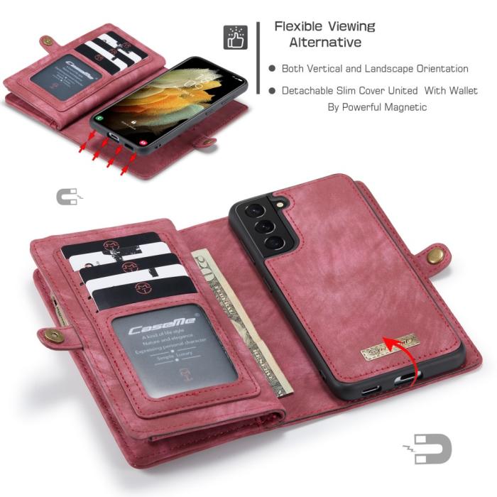 Bild 5, CASEME Samsung Galaxy S21 Plus - CASEME 2-i-1 Multifunkti - Teknikhallen.se