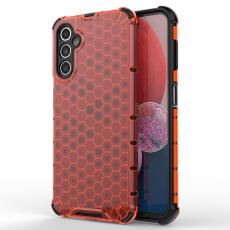  Galaxy A14 4G/5G Skal Shockproof Honeycomb Textur R&ouml;d - Teknikhallen.se