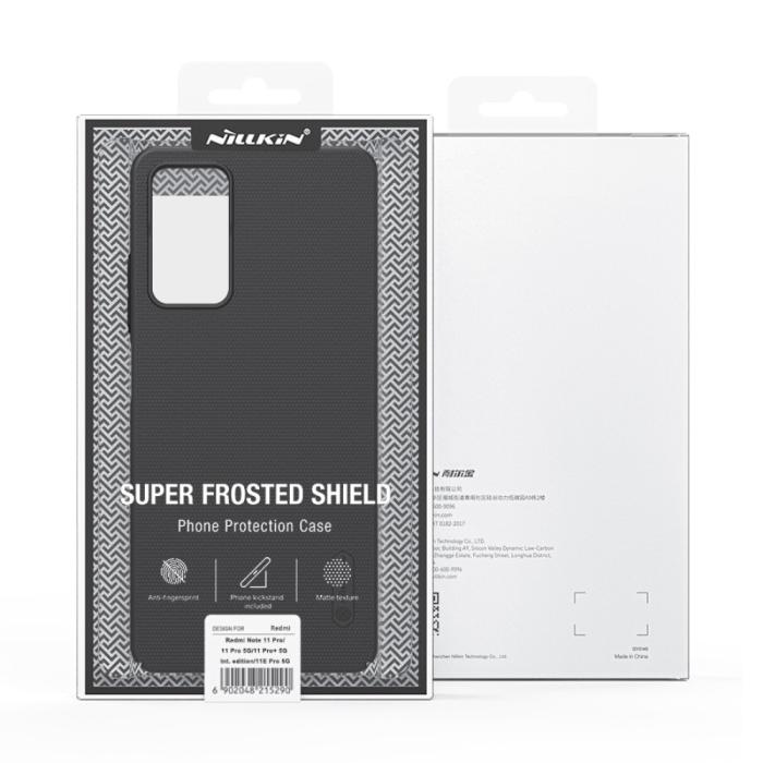 Bild 6, NILLKIN NILLKIN Xiaomi Redmi Note 11 Pro 5G Skal Frosted Shield Blå - Teknikhallen.se