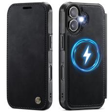 CASEME CASEME iPhone 16 Plus Skal RFID Pl&aring;nbok Svart - Teknikhallen.se