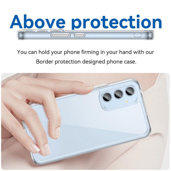 Bild 3,  Samsung Galaxy A54 5G Skal Hybrid Transparent - Teknikhallen.se
